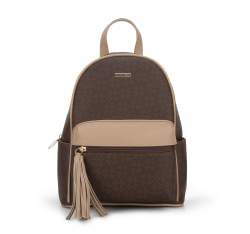 Backpack, dark brown, 94-4Y-209-5, Photo 1