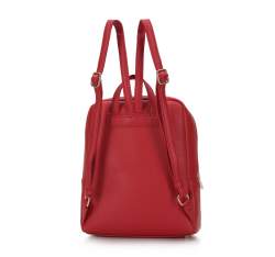 Damski plecak miejski prostokątny, czerwony, 94-4Y-620-3, Zdjęcie 1