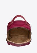 Women's nylon backpack, burgundy, 97-4Y-102-Z, Photo 3