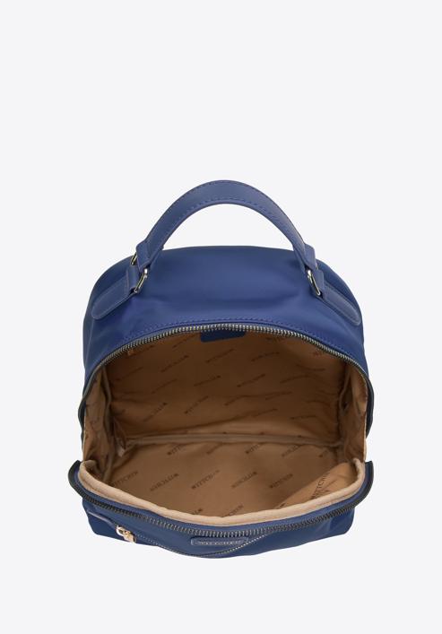 Women's nylon backpack, navy blue, 97-4Y-102-1, Photo 3