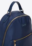 Women's nylon backpack, navy blue, 97-4Y-102-3, Photo 4