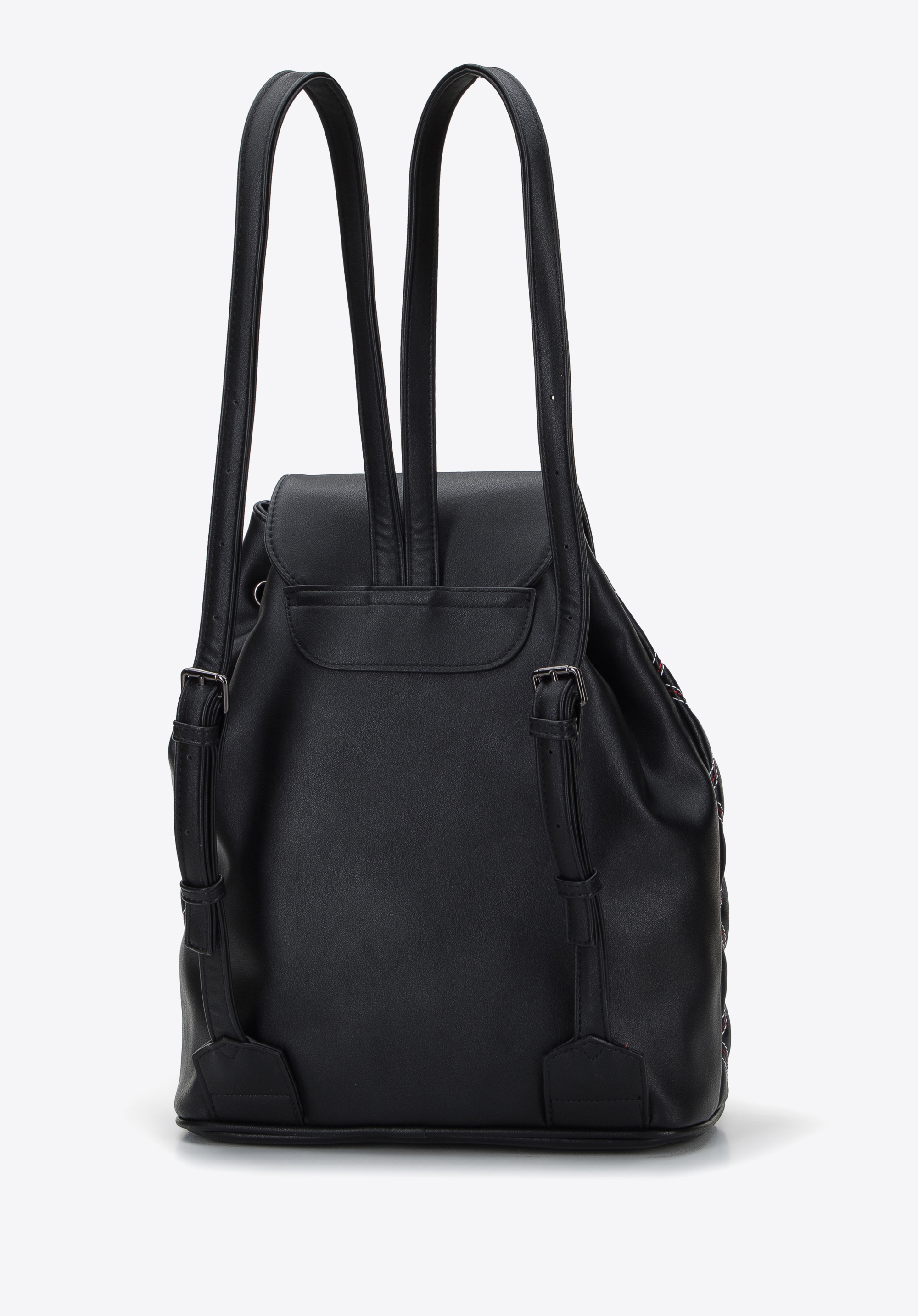 Women's quilted backpack, black, 95-4Y-520-1, Photo 1