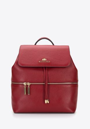 Leather backpack purse, red, 96-4E-632-3, Photo 1