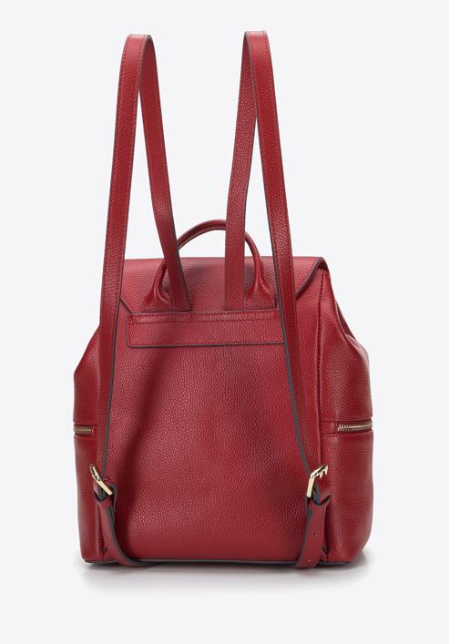 Leather backpack purse, red, 96-4E-632-3, Photo 2