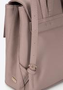 Women's faux leather backpack, beige, 29-4Y-018-BP, Photo 4