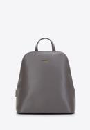 Women's faux leather backpack purse, grey, 97-4Y-625-8, Photo 1