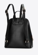 Women's faux leather backpack purse, black, 97-4Y-625-8, Photo 2