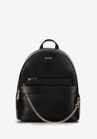 Backpack, black-gold, 98-4Y-510-1G, Photo 1