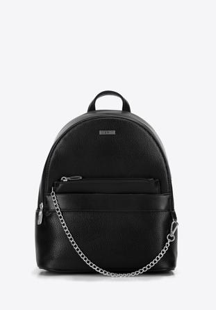 Backpack, black-silver, 98-4Y-510-1S, Photo 1