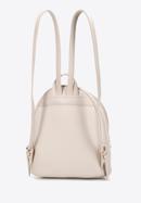 Women's faux leather backpack with pouch, cream, 98-4Y-510-9, Photo 3