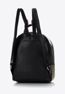 Women's faux leather backpack, black, 97-4Y-767-1, Photo 2