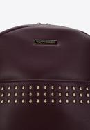 Women's faux leather backpack, plum, 97-4Y-767-1, Photo 3