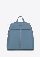Faux leather studded backpack, blue, 98-4Y-605-5, Photo 1