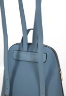 Faux leather studded backpack, blue, 98-4Y-605-N, Photo 4