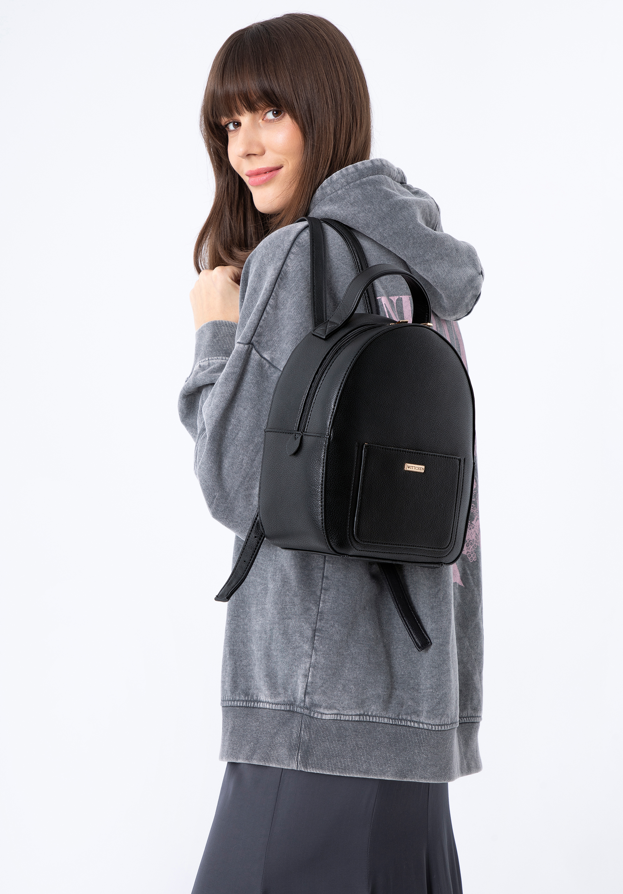 Backpack, black-gold, 29-4Y-012-1G, Photo 1