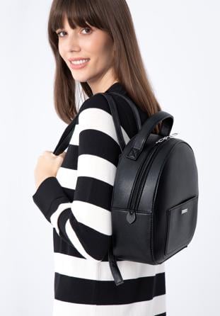 Backpack, black-silver, 29-4Y-012-1S, Photo 1