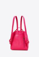 Women's quilted faux leather backpack, pink, 97-4Y-620-5, Photo 2