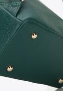 Damski plecak z kieszenią z przodu, ciemny zielony, 29-4Y-003-B33, Zdjęcie 4