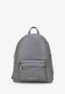 Women's faux leather purse backpack, grey, 95-4Y-425-3, Photo 1