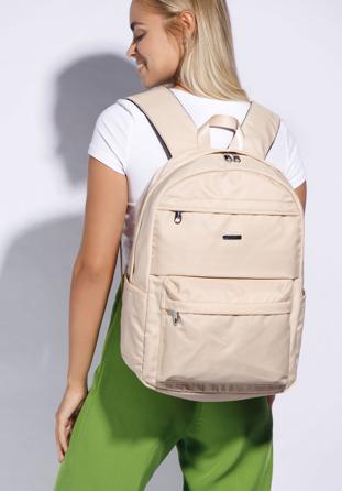 Backpack, light beige, 94-4Y-113-9, Photo 1