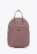 Women's nylon backpack, muted pink, 98-4Y-101-Z, Photo 1
