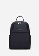 Women's jacquard backpack, black, 95-4-905-N, Photo 1