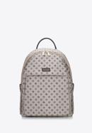 Women's jacquard backpack, beige, 95-4-905-N, Photo 1