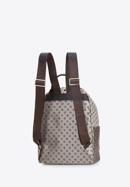 Women's jacquard backpack, beige, 95-4-905-N, Photo 2