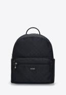 Women's jacquard backpack, black, 95-4-906-N, Photo 1