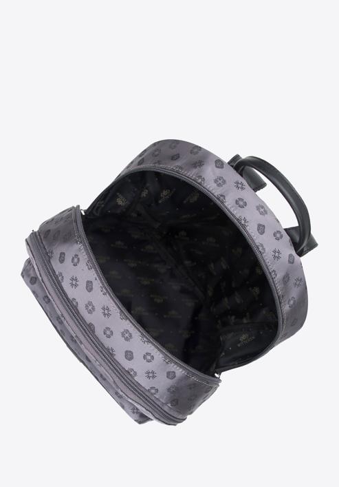 Women's jacquard backpack, grey, 95-4-906-N, Photo 3