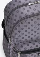 Women's jacquard backpack, grey, 95-4-906-N, Photo 4