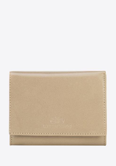 Women's medium-sized leather wallet, beige, 14-1-070-L0, Photo 1