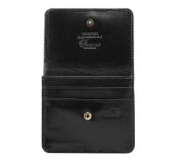Damski portfel skórzany mini, czarny, 14-2-003-1, Zdjęcie 1