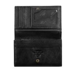 Damski portfel skórzany minimalistyczny, czarny, 21-1-081-1M, Zdjęcie 1