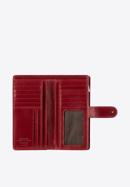 Damski portfel skórzany na napę średni, czerwony, 21-1-028-10, Zdjęcie 2