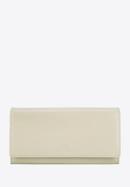 Women's leather wallet, beige, 14-1-052-L0, Photo 1