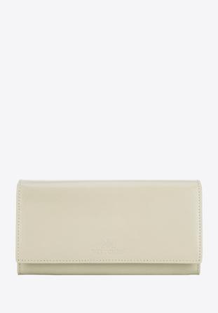 Women's leather wallet, beige, 14-1-052-LB, Photo 1