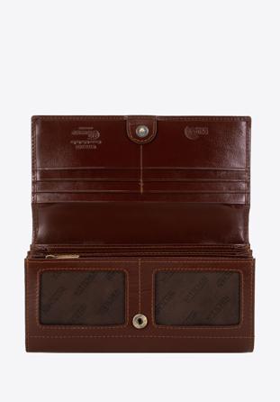 Women's leather wallet, mahogany, 14-1-052-L5, Photo 1