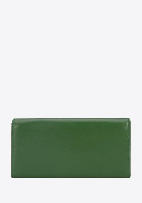 Damski portfel skórzany o prostym kroju, zielony, 14-1-052-L0, Zdjęcie 5