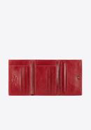 Damski portfel skórzany poziomy, czerwony, 21-1-071-10, Zdjęcie 2
