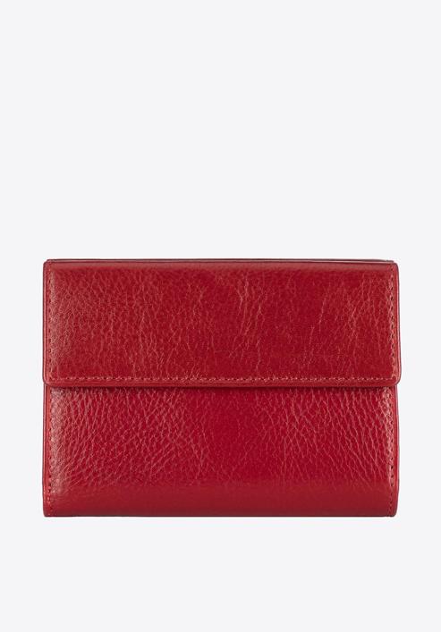 Damski portfel skórzany poziomy, czerwony, 21-1-071-10, Zdjęcie 5