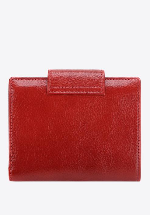 Damski portfel skórzany z elegancką napą, czerwony, 21-1-362-10, Zdjęcie 5