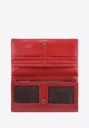 Damski portfel skórzany z herbem duży, czerwony, 10-1-052-1, Zdjęcie 2