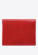 Damski portfel skórzany z herbem na napę, czerwony, 10-1-070-1, Zdjęcie 4