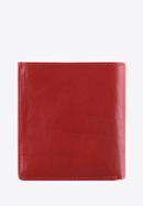 Damski portfel skórzany z herbem na zatrzask, czerwony, 10-1-065-4, Zdjęcie 5