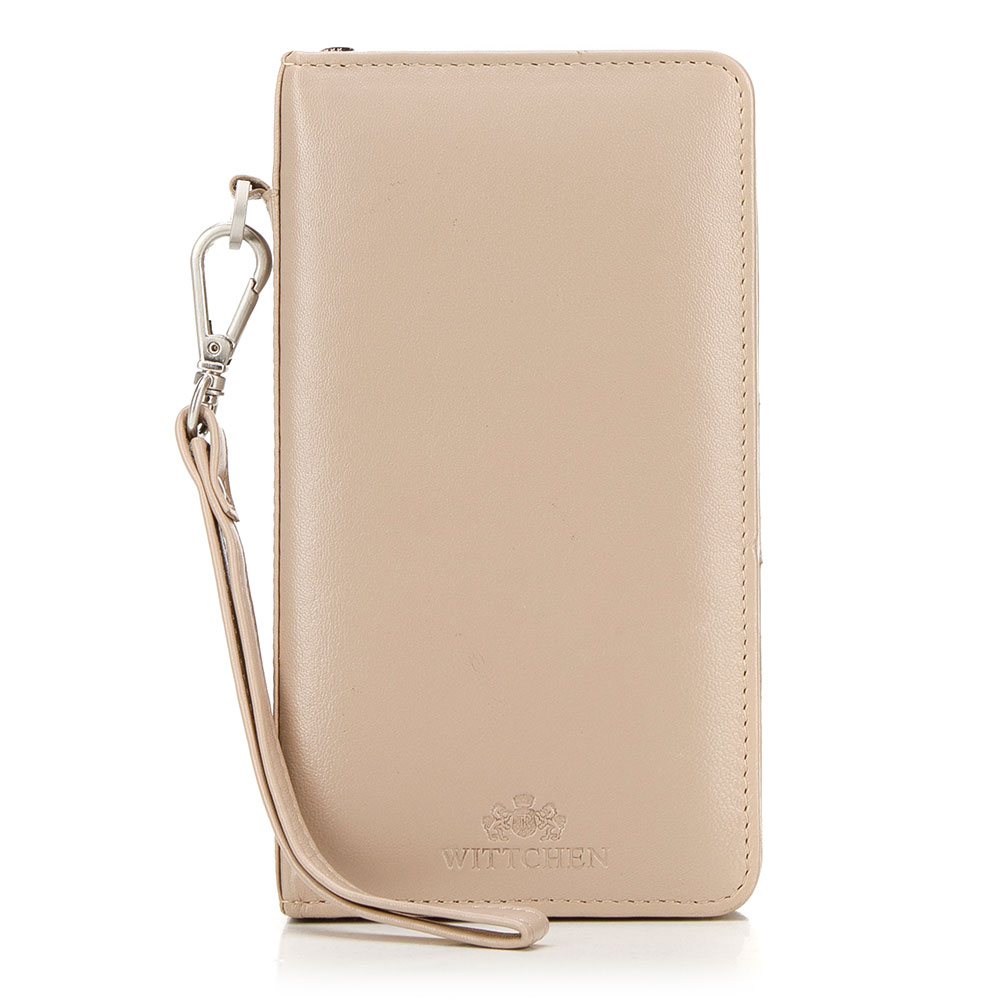 E-shop Dámska kožená peňaženka s vreckom na telefón 26-2-444-B