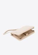 Women's leather wristlet wallet with a phone pocket, beige, 26-2-444-B, Photo 5
