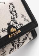 Women's patterned wallet, black-cream, 97-1E-500-X3, Photo 5