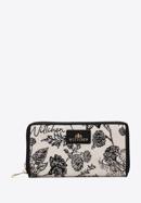 Women's patterned wallet, black-cream, 97-1E-501-X4, Photo 2