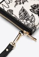 Women's patterned wallet, black-cream, 97-1E-501-X1, Photo 5